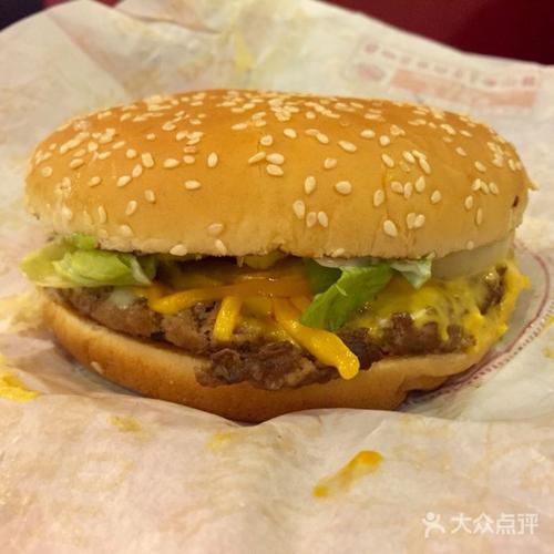 一个汉堡王的汉堡热量，汉堡王的汉堡的热量